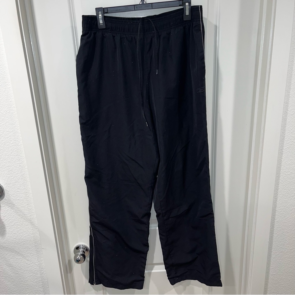 Vintage Y2k Reebok Baggy Sport Wind Pants Mens Size L Track Pants